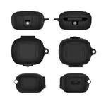 For EarFun Air Pro 3 Silicone Earphone Dustproof Storage Case(Black)