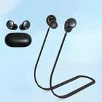 For Anker Soundcore Space A40 2pcs Headphones Silicone Anti-Lost Cord(Black)