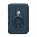 For Airtag Positioner Fiber Card Clip Anti-Theft Card Tracker Protection Cover, Size: Magnetic(Blue)