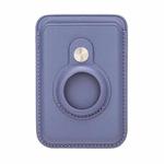 For Airtag Positioner Fiber Card Clip Anti-Theft Card Tracker Protection Cover, Size: Magnetic(Wisteria)