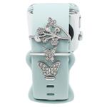 3pcs/Set Smart Watch Silicone Watch Band Decorative Ring Butterfly Buckle Watch Band Decorations(1)