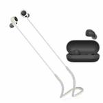 For Sony WF-C700B/WFC-700N 2pcs Bluetooth Headset Silicone Anti-Lost Rope(Beige)