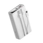 ROMOSS PAC20 PD 20W 20000mAh Power Bank Built In 8 Pin & Type-C/USB-C Cable(White)