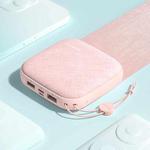 ROMOSS PLC10 10000mAh Mini Cute Linen Power Bank(Rose Pink)