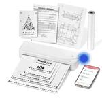 Phomemo M833  300dpi Wireless Bluetooth Thermal Printer Support Multi-Size Thermal Paper(White)