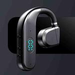 T50 Bluetooth 5.3 Wireless Headphone Single Ear Digital Display Stereo Earbuds Color Boxed(Black)