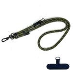 10mm Thick Rope Mobile Phone Anti-Lost Adjustable Lanyard Spacer(Grass Green Beige)