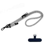 10mm Thick Rope Mobile Phone Anti-Lost Adjustable Lanyard Spacer(Camouflage Black White)