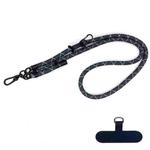 10mm Thick Rope Mobile Phone Anti-Lost Adjustable Lanyard Spacer(Dark Gray Light Gray Pattern)