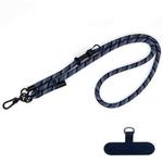 10mm Thick Rope Mobile Phone Anti-Lost Adjustable Lanyard Spacer(Gradient Blue)