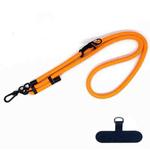 10mm Thick Rope Mobile Phone Anti-Lost Adjustable Lanyard Spacer(Fluorescence Orange)