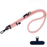 10mm Thick Rope Mobile Phone Anti-Lost Adjustable Lanyard Spacer(Pink)