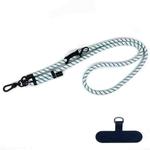 10mm Thick Rope Mobile Phone Anti-Lost Adjustable Lanyard Spacer(Gradient Light Blue)