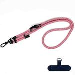 10mm Thick Rope Mobile Phone Anti-Lost Adjustable Lanyard Spacer(Camouflage Pink)