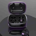 JX80 TWS Wireless Bone Conduction Clip-On Ear Noise Reduction Bluetooth Headset(Purple)