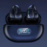 Q80 TWS Bluetooth 5.3 Wireless Earclip Bone Conduction Noise Reduction Bluetooth Headphone(Black)