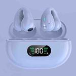 Q80 TWS Bluetooth 5.3 Wireless Earclip Bone Conduction Noise Reduction Bluetooth Headphone(White)