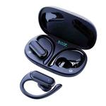 A520 LED Digital Display Wireless Ear-Mounted Noise Reduction Bluetooth Headset(Blue)