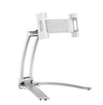 2 In 1 Aluminum Alloy Tablet PC Holder Wall Mount Mobile Phone Holder(Silver)