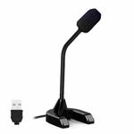 Computer Desktop Microphone Home Voice Chat Game Live Recording Microphone, Interface: USB Built-in Sound Card+HD Sound Quality