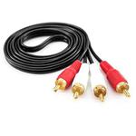 1.5m Double Lotus Audio Cable RCA Two-To-Two Power Amplifier Audio Cable