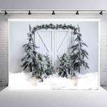 2.1 x 1.5m Holiday Party Photography Backdrop Christmas Decoration Hanging Cloth, Style: SD-782