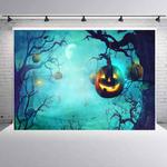 1.25x0.8m Holiday Party Photography Background Halloween Decoration Hanging Cloth, Style: WS-154