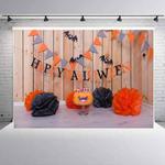 1.25x0.8m Holiday Party Photography Background Halloween Decoration Hanging Cloth, Style: WS-173