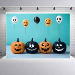 1.25x0.8m Holiday Party Photography Background Halloween Decoration Hanging Cloth, Style: WS-205