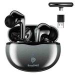 EasySMX TG-01 TWS Bluetooth 5.2 Wireless Gaming 2.4G Dual Connection Low Latency Earphones(Black)
