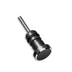 3.5mm Universal Metal Dust Plug Headset Plug Card Needle(Black)