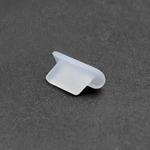 8 Pin Phone Dust Plug Silicone Charging Port Plug(Transparent)