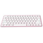 B087 2.4G Portable 78 Keys Dual Mode Wireless Bluetooth Keyboard And Mouse, Style: Keyboard Pink