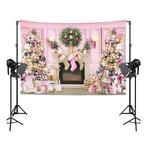 150 x 100cm Peach Skin Christmas Photography Background Cloth Party Room Decoration, Style: 11