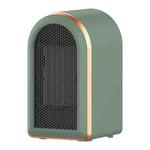 Small PTC Table Heater Household Portable Silent Air Heater, Style: UK Plug(Green)