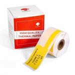 100pcs /Roll Phomemo for M110 / M200 Printer 25x38mm Cable Self-Adhesive Thermal Labels(Yellow)