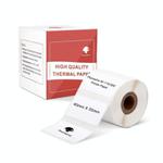 For Phomemo M110 / M200 320pcs /Roll 20x40mm Square Self-Adhesive Thermal Labels On White Background