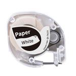For Phomemo P12 / P12 Pro 12mm x 4m Consumables Label Ribbon, Style: Black Word On White Thermal Paper