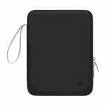 BUBM For IPad PU Leather Tablet PC Case With Carrying Strap, Size: 10.9 inches(Black)