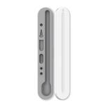 AahStyle PT121 For Apple Pencil 1 / 2 Magnetic Storage Convenient Pen Box(White)