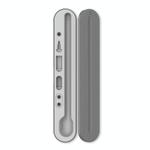 AahStyle PT121 For Apple Pencil 1 / 2 Magnetic Storage Convenient Pen Box(Gray)