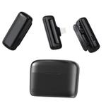 One To Two Outdoor Recording Lavalier Microphone Noise Canceling Wireless Mic For Live Streaming, Interface: 8 Pin