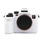 For Sony A7RV Mirrorless Camera Matte Protective Silicone Case, Color: White