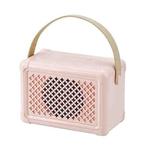 Portable Bluetooth Speaker Home Mini Karaoke Audio, Style: Single Speaker(Pink)