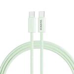 ROMOSS CB3235 PD30W USB-C / Type-C Data Cable Mobile Phone Fast Charging Cable  2m(Fresh Green)