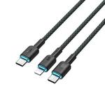 ROMOSS PD100W USB-C / Type-C To 8 Pin & Type-C Fast Charging Cable Transmission Line 1.5m
