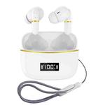 J2 Bluetooth Earphones With Digital Charging Compartment Wireless Charging In-Ear(White)