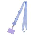 Mobile Phone Anti-lost Neck Strap Lanyard Detachable Hanging Chain(Purple)