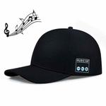 Bluetooth 5.0 Binaural Stereo Wireless Music Calling Cap Outdoor Sports Baseball Hat(Black)