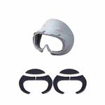 For PICO 4 Hibloks VR Glasses Face Cushion Widened Breathable Protector Pad, Spec: 2pcs Ice Silk
